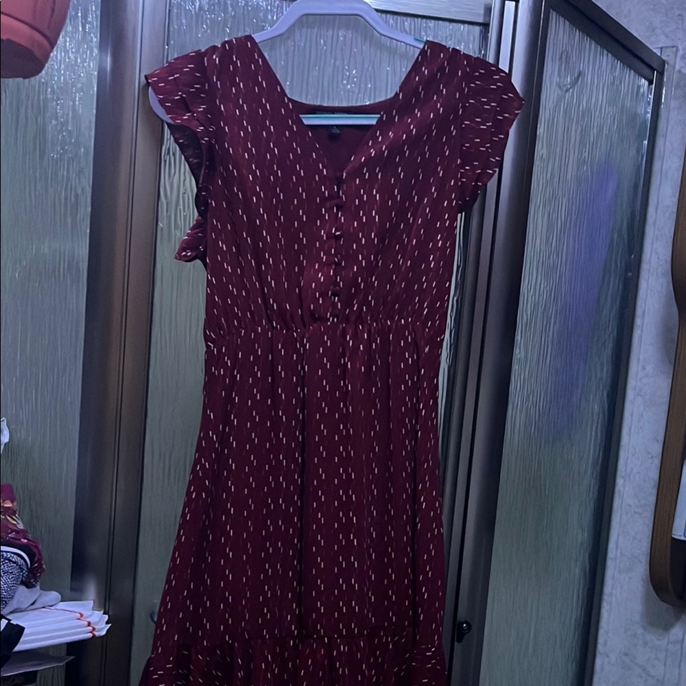 Banana republic  Burgundy Dress